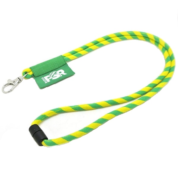 Safety Woven Round Lanyards 1