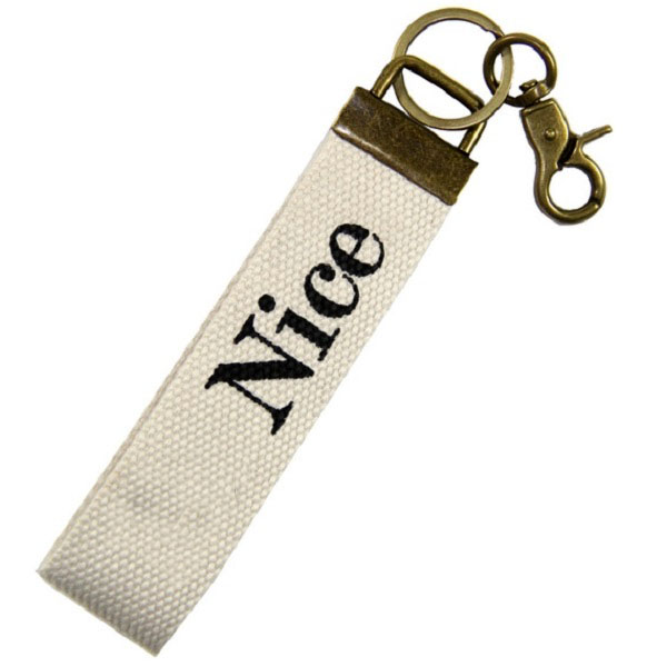 Canvas Lanyard Keychains 1