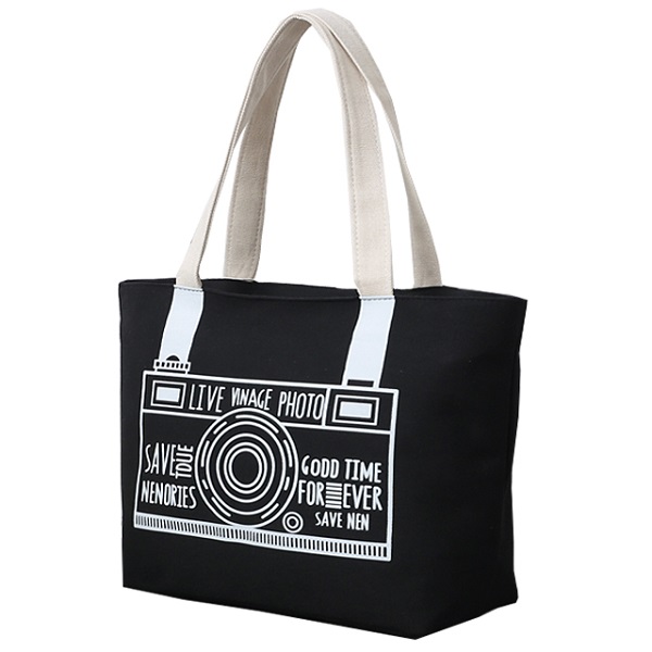 Canvas Bag With Zipper