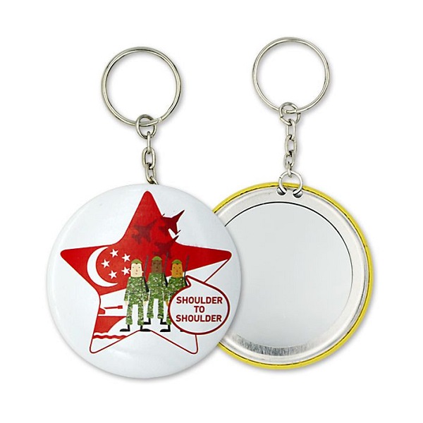 Tinplate Mirror Keychains